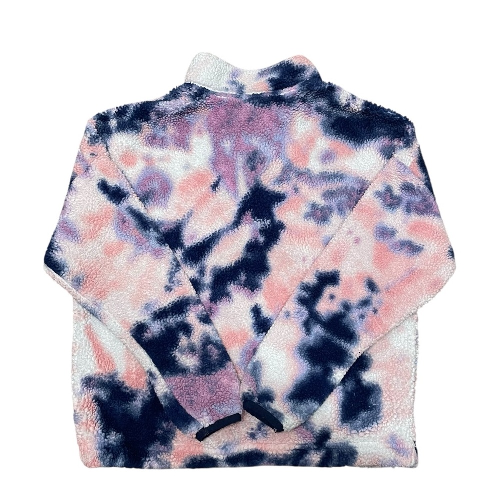 Varsity Cheer Tie-Dye Quarter-Zip Fleece Pullover Size YM - Picture 4 of 5